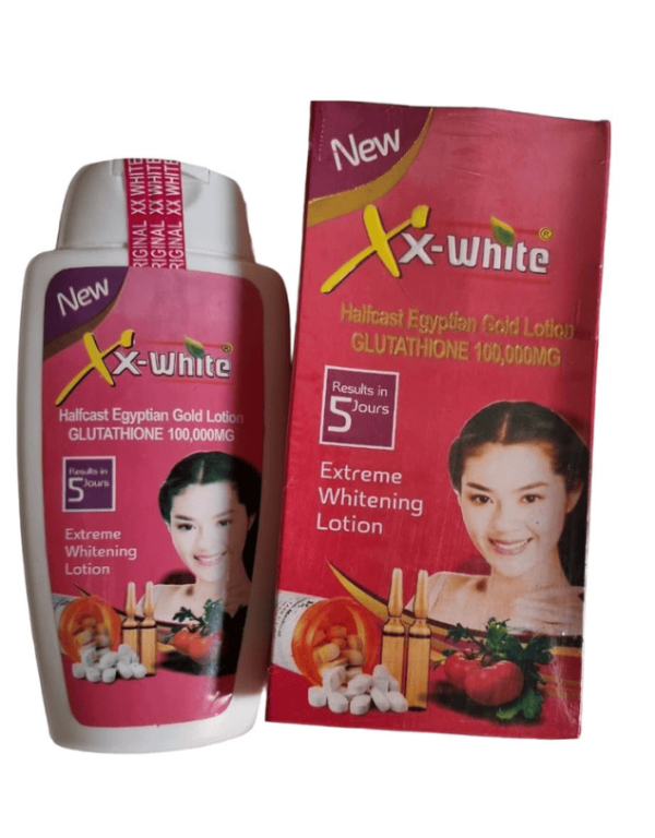 XX WHITE HALFCAST EGYPTIAN GOLD LOTION GLUTATHIONE