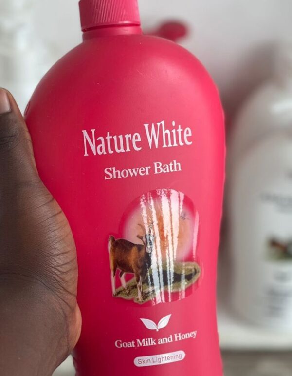 Nature White Goat Milk and Honey Shower Bath
