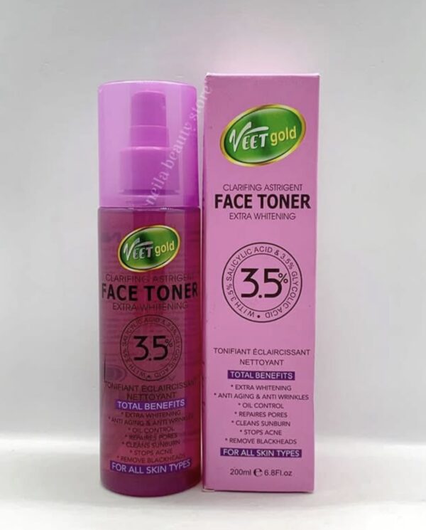Veet Gold Face Toner Extra Whitening