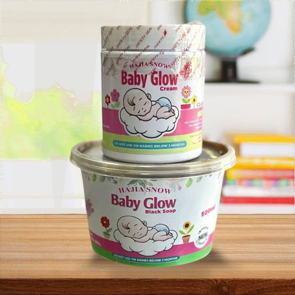 Hajia Snow Baby Glow Set Cream +Soap